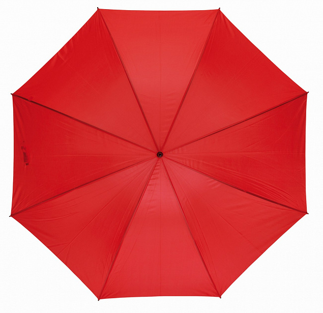 Зонт-трость RAINDROPS, красный с логотипом в Москве заказать по выгодной цене в кибермаркете AvroraStore