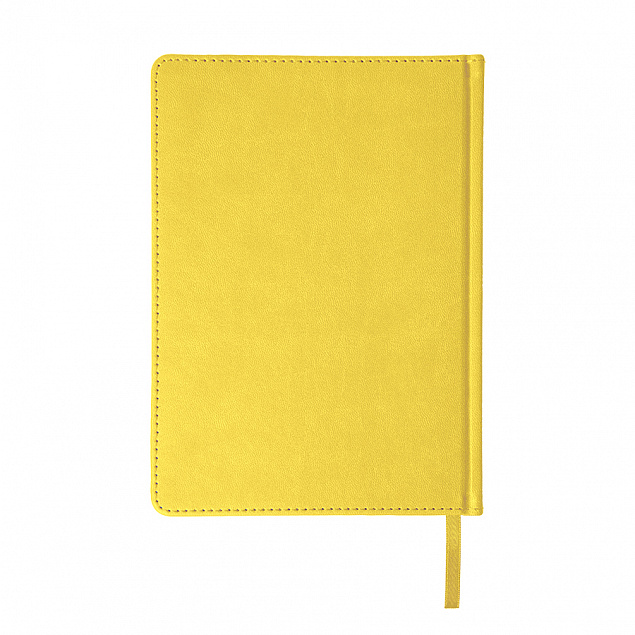 Ежедневник недатированный Bliss, А5,  желтый, белый блок, без обреза с логотипом в Москве заказать по выгодной цене в кибермаркете AvroraStore