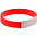 Силиконовый браслет Brisky с металлической шильдой, красный с логотипом в Москве заказать по выгодной цене в кибермаркете AvroraStore