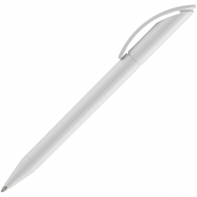 Ручка шариковая Prodir DS3 TMM, белая матовая с логотипом в Москве заказать по выгодной цене в кибермаркете AvroraStore