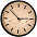 Часы настенные Kiko, дуб с логотипом в Москве заказать по выгодной цене в кибермаркете AvroraStore