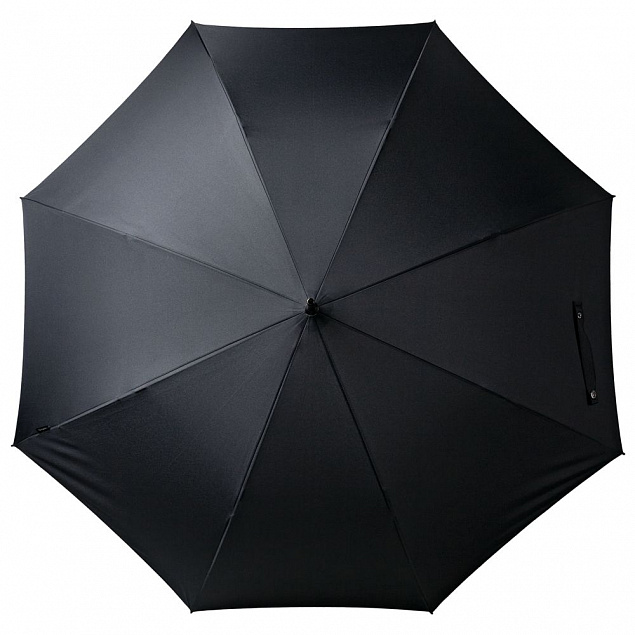 Зонт-трость Sport, черный без рисунка с логотипом в Москве заказать по выгодной цене в кибермаркете AvroraStore