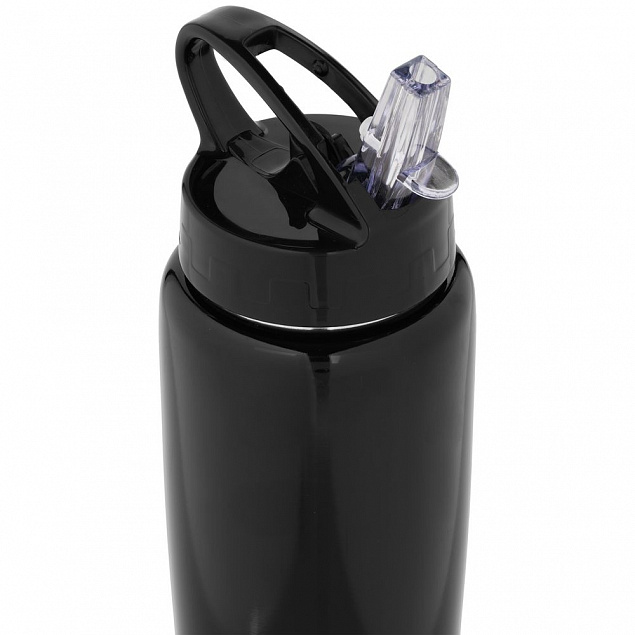 Спортивная бутылка Moist, черная с логотипом в Москве заказать по выгодной цене в кибермаркете AvroraStore