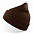 Шапка вязаная  двойная "Wind", с отворотом_черный,100% акрил  с логотипом в Москве заказать по выгодной цене в кибермаркете AvroraStore