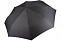 Зонт складной Unit Fiber, черный с логотипом в Москве заказать по выгодной цене в кибермаркете AvroraStore