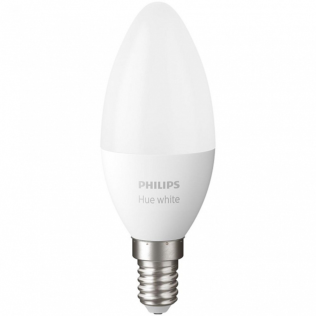 Умная лампа Philips с цоколем Е14 с логотипом в Москве заказать по выгодной цене в кибермаркете AvroraStore