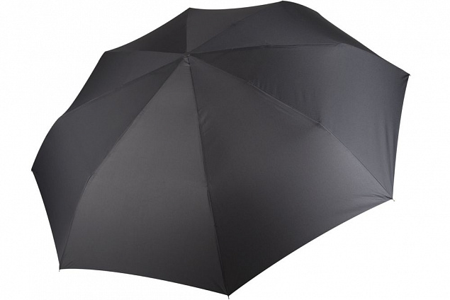 Зонт складной Unit Fiber, черный с логотипом в Москве заказать по выгодной цене в кибермаркете AvroraStore
