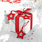 Украшение новогоднее с логотипом в Москве заказать по выгодной цене в кибермаркете AvroraStore