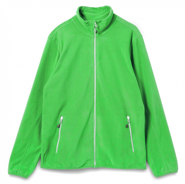 Куртка флисовая мужская TWOHAND зеленое яблоко с логотипом  заказать по выгодной цене в кибермаркете AvroraStore