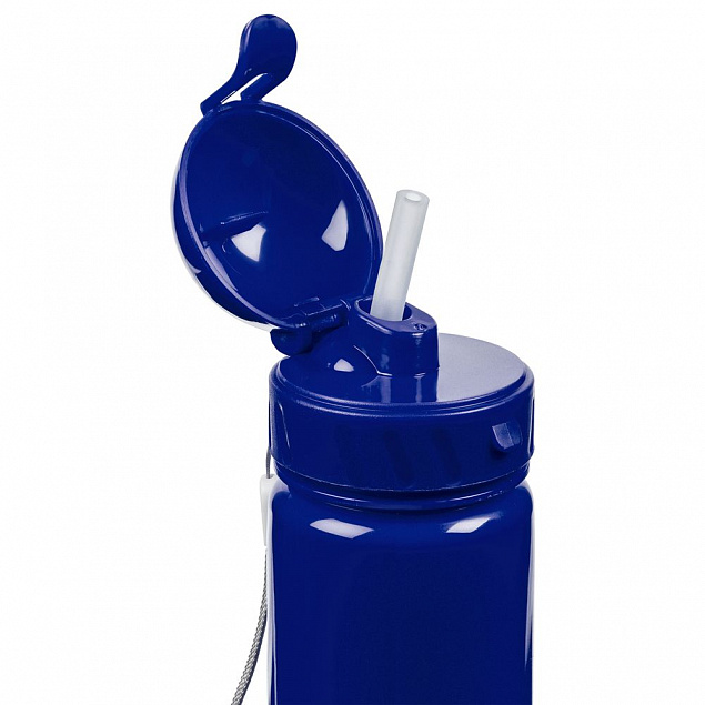 Бутылка для воды Barley, синяя с логотипом в Москве заказать по выгодной цене в кибермаркете AvroraStore