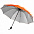Зонт наоборот складной Stardome, красный с серебристым с логотипом в Москве заказать по выгодной цене в кибермаркете AvroraStore