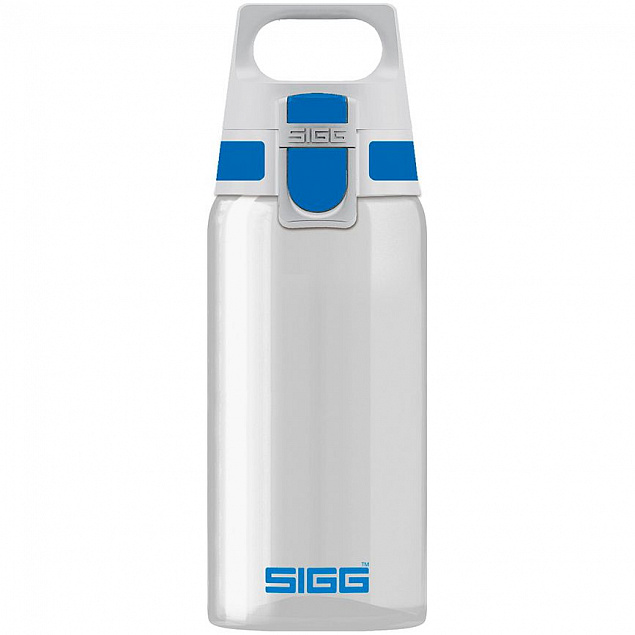 Бутылка для воды Total Clear One, синяя с логотипом в Москве заказать по выгодной цене в кибермаркете AvroraStore