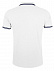 Рубашка поло мужская PASADENA MEN 200 с контрастной отделкой, белая с синим с логотипом в Москве заказать по выгодной цене в кибермаркете AvroraStore