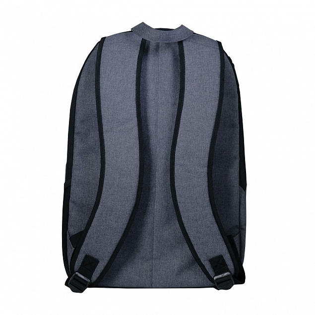 Рюкзак Portobello с защитой от карманников, Migliores, 440х365х130 мм, серый/бирюза с логотипом в Москве заказать по выгодной цене в кибермаркете AvroraStore