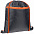 Детский рюкзак Novice, серый с оранжевым с логотипом в Москве заказать по выгодной цене в кибермаркете AvroraStore