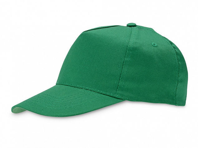 Бейсболка Memphis 5-ти панельная, зеленый с логотипом в Москве заказать по выгодной цене в кибермаркете AvroraStore