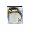 Ёлочная игрушка Варежка (белый с золотым ) с логотипом в Москве заказать по выгодной цене в кибермаркете AvroraStore