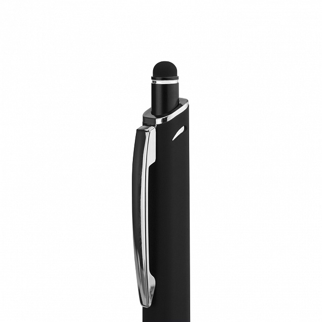 Шариковая ручка Quattro, черная с логотипом в Москве заказать по выгодной цене в кибермаркете AvroraStore