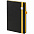 Ежедневник Ton Metal, недатированный, черный с желтым с логотипом в Москве заказать по выгодной цене в кибермаркете AvroraStore