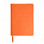 Ежедневник недатированный Anderson, А5,  оранжевый, белый блок с логотипом в Москве заказать по выгодной цене в кибермаркете AvroraStore