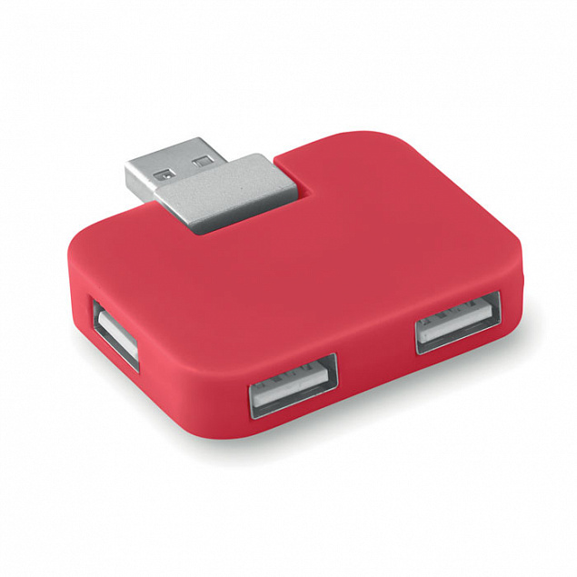 USB разветвитель с логотипом в Москве заказать по выгодной цене в кибермаркете AvroraStore