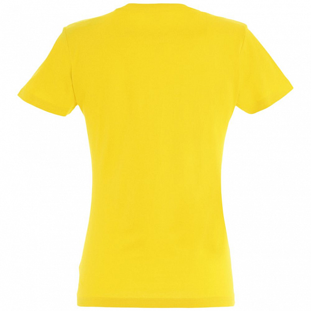 Футболка женская Imperial Women 190, желтая с логотипом в Москве заказать по выгодной цене в кибермаркете AvroraStore