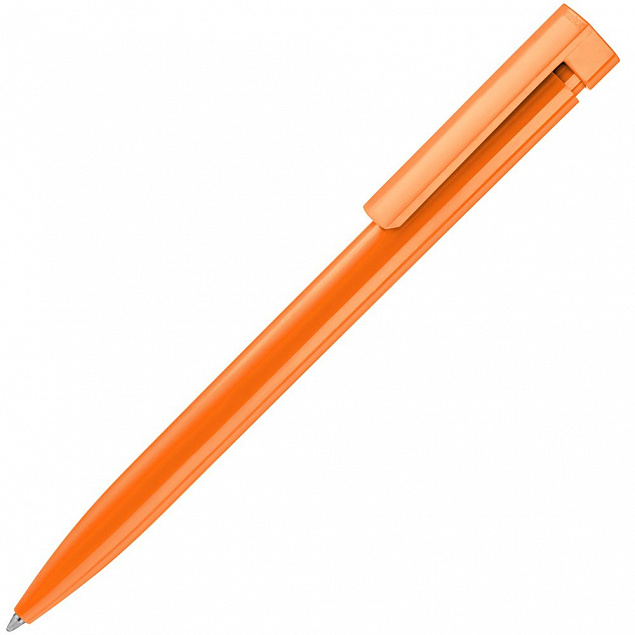 Ручка шариковая Liberty Polished, оранжевая с логотипом в Москве заказать по выгодной цене в кибермаркете AvroraStore