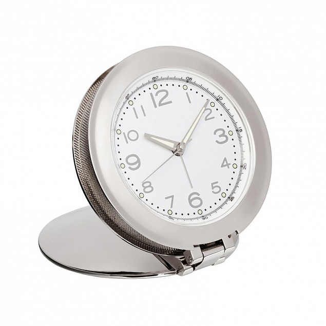 Часы дорожные "Портсмут" в кожанном футляре с логотипом в Москве заказать по выгодной цене в кибермаркете AvroraStore