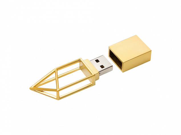 USB 2.0- флешка на 32 Гб «Геометрия» с логотипом в Москве заказать по выгодной цене в кибермаркете AvroraStore