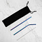 Набор многоразовых трубочек гальванических Оnlycofer Х black (спектр) с логотипом в Москве заказать по выгодной цене в кибермаркете AvroraStore