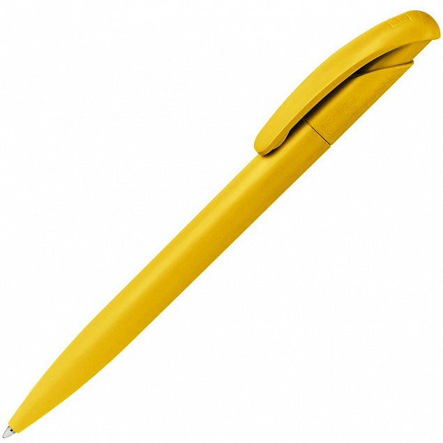 Ручка шариковая Nature Plus Matt, желтая с логотипом в Москве заказать по выгодной цене в кибермаркете AvroraStore