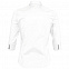 Рубашка женская с рукавом 3/4 EFFECT 140, белая с логотипом в Москве заказать по выгодной цене в кибермаркете AvroraStore