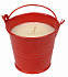 Свеча в ведре CLAM, красная с логотипом в Москве заказать по выгодной цене в кибермаркете AvroraStore