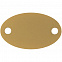 Шильдик металлический Alfa Oval, золотистый с логотипом в Москве заказать по выгодной цене в кибермаркете AvroraStore