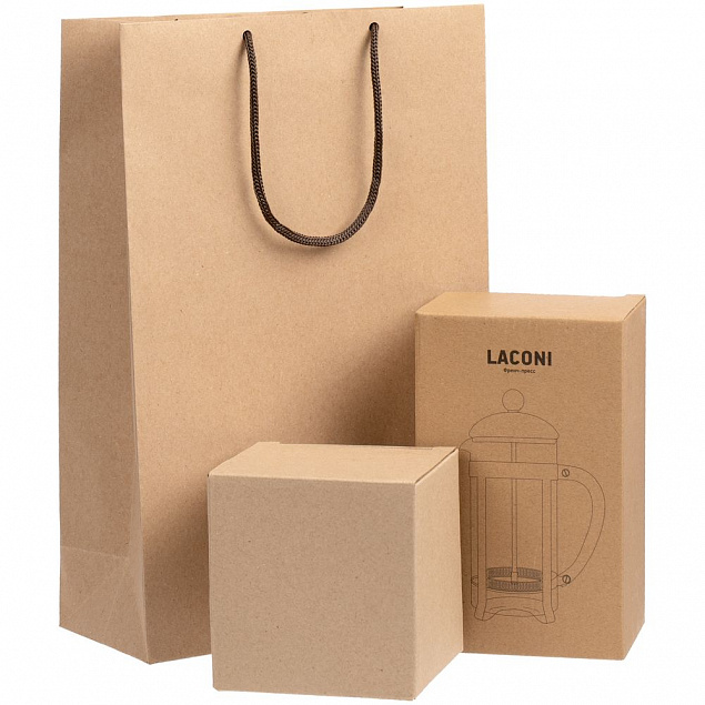 Набор для чая Laconi, серый с логотипом в Москве заказать по выгодной цене в кибермаркете AvroraStore