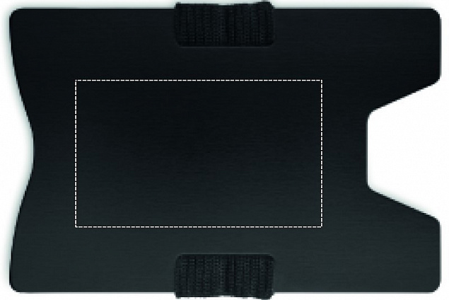 Алюминиевый кард холдер RFID с логотипом в Москве заказать по выгодной цене в кибермаркете AvroraStore