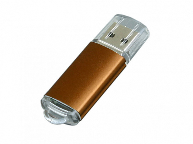 USB 3.0- флешка на 128 Гб с прозрачным колпачком с логотипом в Москве заказать по выгодной цене в кибермаркете AvroraStore