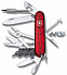 Офицерский нож CyberTool L, прозрачный красный с логотипом в Москве заказать по выгодной цене в кибермаркете AvroraStore