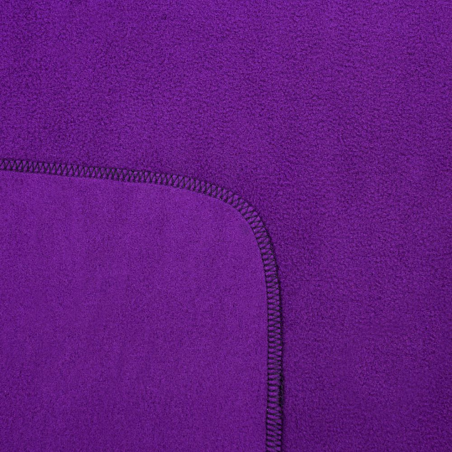 Флисовый плед Warm&Peace XL, фиолетовый с логотипом  заказать по выгодной цене в кибермаркете AvroraStore