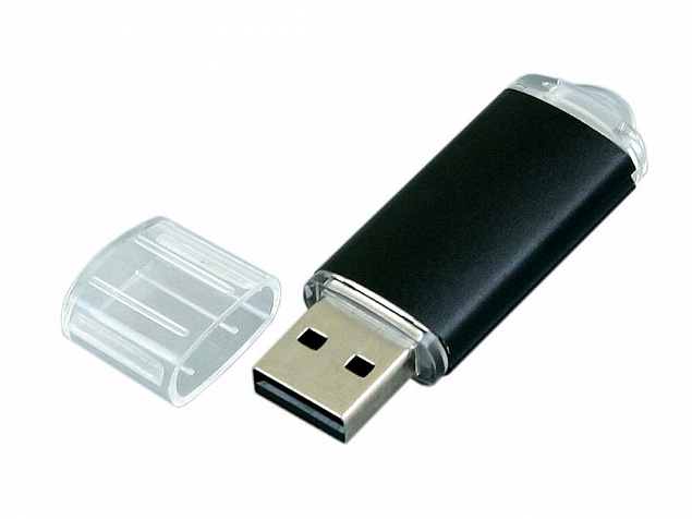 USB 3.0- флешка на 128 Гб с прозрачным колпачком с логотипом в Москве заказать по выгодной цене в кибермаркете AvroraStore