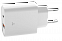 Адаптер сетевой ACCESSTYLE CRYSTAL 20 WUT, белый с логотипом  заказать по выгодной цене в кибермаркете AvroraStore