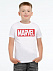 Футболка детская Marvel, белая с логотипом в Москве заказать по выгодной цене в кибермаркете AvroraStore