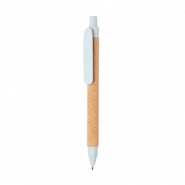 Эко-ручка Write, голубой с логотипом в Москве заказать по выгодной цене в кибермаркете AvroraStore