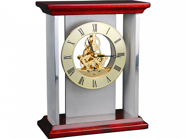 Часы настольные "Статус" с логотипом в Москве заказать по выгодной цене в кибермаркете AvroraStore
