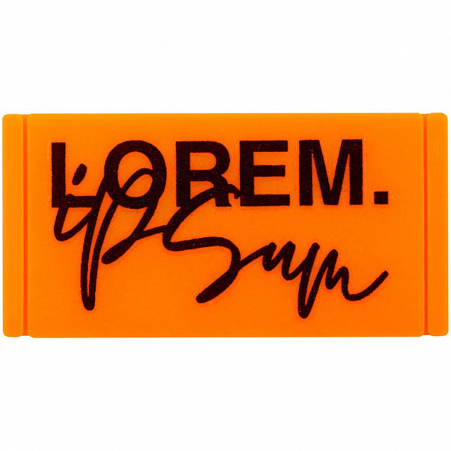 Лейбл из ПВХ Dzeta, S, оранжевый неон с логотипом в Москве заказать по выгодной цене в кибермаркете AvroraStore