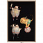 Набор из 3 авторских елочных игрушек Circus Collection: фокусник, силач и лев с логотипом в Москве заказать по выгодной цене в кибермаркете AvroraStore