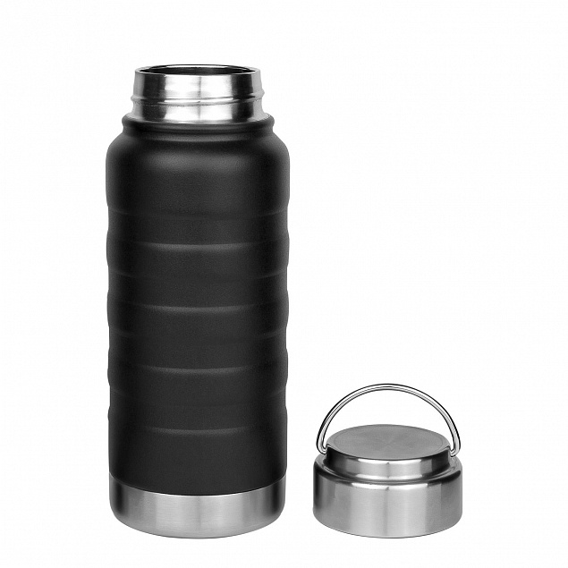 Термобутылка вакуумная герметичная Portobello, Garda, 530 ml, черная с логотипом в Москве заказать по выгодной цене в кибермаркете AvroraStore