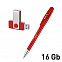 Набор ручка + флеш-карта 16Гб в футляре с логотипом в Москве заказать по выгодной цене в кибермаркете AvroraStore