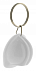 Брелок каска, белый с логотипом  заказать по выгодной цене в кибермаркете AvroraStore