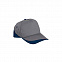 Бейсболка FORT (серая) - Темно-синий XX с логотипом в Москве заказать по выгодной цене в кибермаркете AvroraStore